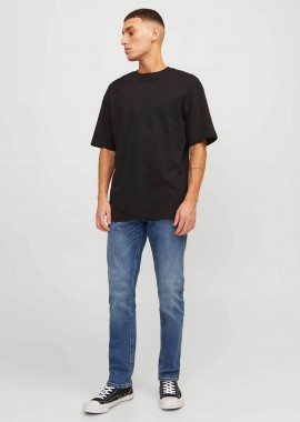 JACK & JONES - JACK & JONES ανδρικό τζην παντελόνι πεντάτσεπο Slim Fit