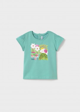 MAYORAL - Mayoral παιδική μπλούζα με print - 1049-S25 Βεραμάν