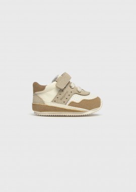 MAYORAL - Mayoral βρεφικά sneaker με ελαστικά κορδόνια - 9087-S26 Μπεζ