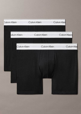 CALVIN KLEIN - Calvin Klein σετ ανδρικά εσώρουχα boxer brief με λογότυπο (3 τεμάχια) - LV00NB4394 Ασπρόμαυρο