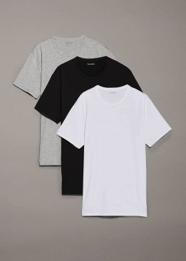 CALVIN KLEIN - Calvin Klein σετ ανδρικά φανελάκια (3 τεμάχια) - LV00NB4185 Γκρι