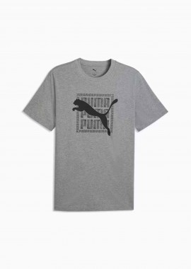 Puma ανδρικό T-shirt με λογότυπο Regular Fit 