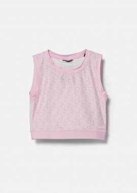 GUESS - Guess παιδικό τοπ με all-over logo print