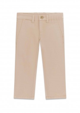 Guess παιδικό παντελόνι chino Regular Fit - N6RB02WF7H0 Μπεζ