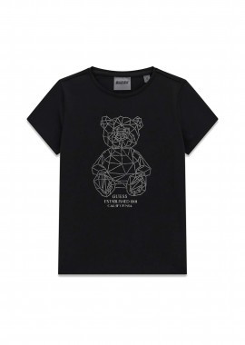 GUESS - Guess παιδικό T-shirt με print - J6GI41J1314 Μαύρο
