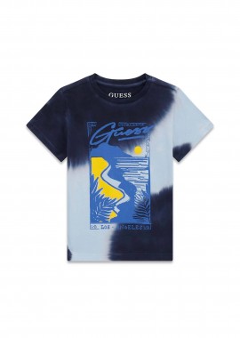 GUESS - Guess παιδικό T-shirt με print - N6GI06K8HM4 Μπλε