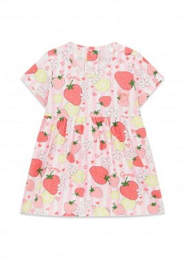 GUESS - Guess βρεφικό φόρεμα με strawberry & lime print - S6GG02K6YW4 Ροζ