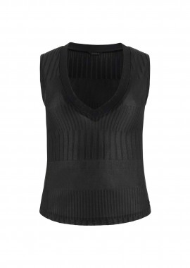 GUESS - Guess γυναικείο αμάνικο τοπ Regular Fit