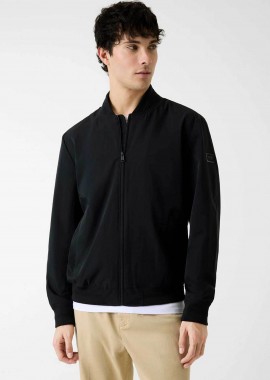 Guess ανδρικό bomber jacket Regular Fit - M6RL09WJ362 Μαύρο