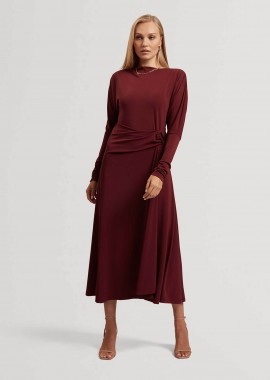 Ted Baker γυναικείο midi φόρεμα μονόχρωμο 