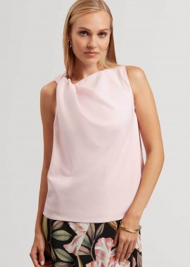 TED BAKER - Ted Baker γυναικείο αμάνικο τοπ μονόχρωμο