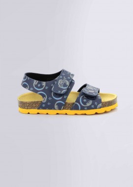 KICKERS - Kickers βρεφικά σανδάλια με all-over print