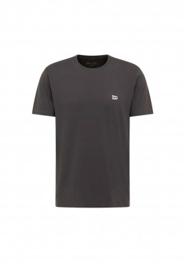 LEE - Lee® ανδρικό T-shirt με κεντημένο λογότυπο Regular Fit - 112376604 Ανθρακί