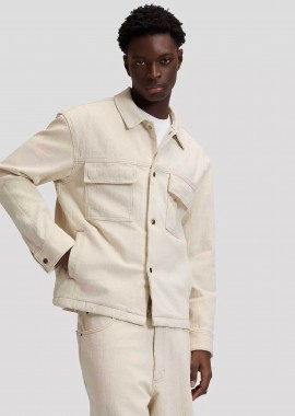 Lee® ανδρικό denim jacket με τσέπες στο στήθος Regular Fit - 112376449 Μπεζ