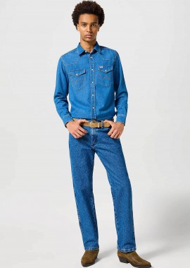 WRANGLER - Wrangler® ανδρικό τζιν παντελόνι πεντάτσεπο Straight Fit