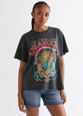 WRANGLER - Wrangler® γυναικείο T-shirt με graphic logo print Relaxed Fit