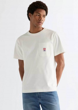 WRANGLER - Wrangler® ανδρικό T-shirt με τσέπη και λογότυπο Relaxed Fit