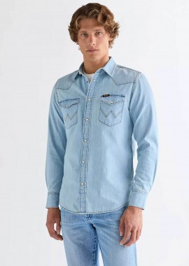 WRANGLER - Wrangler® ανδρικό denim πουκάμισο Regular Fit