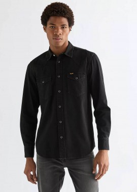 Wrangler® ανδρικό denim πουκάμισο Regular Fit 