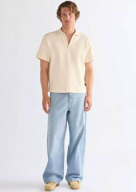 Wrangler® ανδρικό τζιν παντελόνι πεντάτσεπο Baggy Fit - 112377846 Denim Blue Ανοιχτό