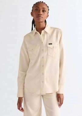 WRANGLER - Wrangler® γυναικείο πουκάμισο με τσέπες Regular Fit - 112378145 Εκρού