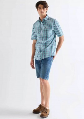 WRANGLER - Wrangler® ανδρική denim βερμούδα πεντάτσεπη Regular Fit