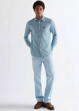 WRANGLER - Wrangler® ανδρικό τζιν παντελόνι πεντάτσεπο Straight Fit