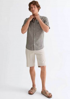 WRANGLER - Wrangler® ανδρική βερμούδα chino Regular Fit - 112377834 Μπεζ