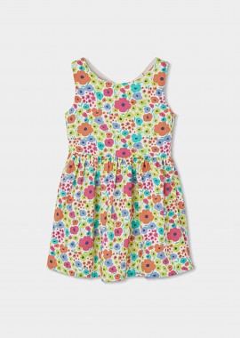 BOBOLI - Boboli παιδικό αμάνικο φόρεμα με floral print - 313041 Πολύχρωμο