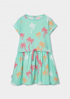 BOBOLI - Boboli παιδικό φόρεμα με floral print - 333043 Πολύχρωμο