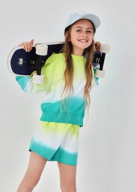 BOBOLI - Boboli παιδικό σορτς με tie dye print - 413097 Πολύχρωμο