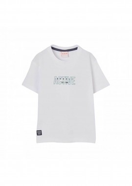 BOBOLI - Boboli παιδικό Τ-shirt με letter print - 853039 Λευκό