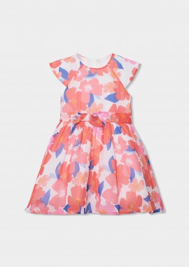 BOBOLI - Boboli παιδικό φόρεμα με floral print - 753005 Πολύχρωμο