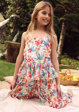 Boboli παιδικό τοπ με floral print - 763051 Πολύχρωμο