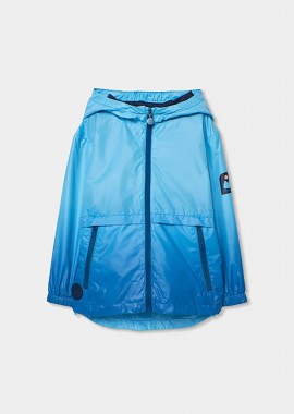 Boboli παιδικό μπουφάν parka ντεγκραντέ - 503165 Τυρκουάζ