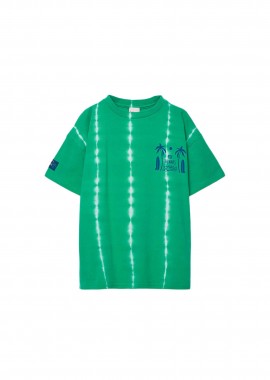Boboli παιδικό Τ-shirt με tie dye σχέδιο - 613033 Πράσινο