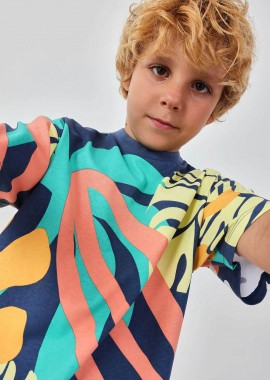 BOBOLI - Boboli παιδικό Τ-shirt με all-over print - 613055 Πολύχρωμο