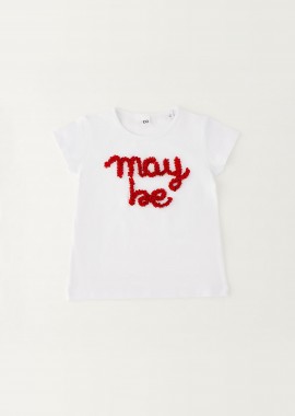 IDO - iDO παιδικό T-shirt με απλικέ σχέδιο - 4.G354/00 Λευκό