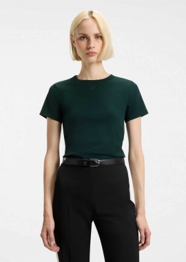Hugo Boss γυναικείο Τ-shirt με ανάγλυφο λογότυπο regular Fit 