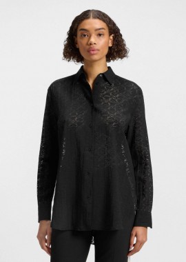 HUGO - Hugo Boss γυναικείο πουκάμισο oversized - 50543366 Μαύρο