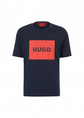HUGO - Hugo Boss ανδρικό T-shirt με logo print στο στήθος Regular Fit