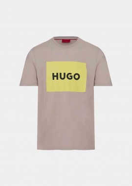 HUGO - Hugo Boss ανδρικό T-shirt με logo print στο στήθος Regular Fit