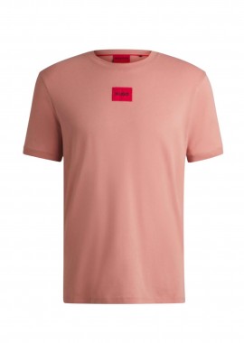 HUGO - Hugo Boss ανδρικό T-shirt με contrast logo patch Regular Fit