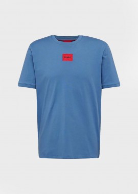 HUGO - Hugo Boss ανδρικό T-shirt με contrast logo patch Regular Fit