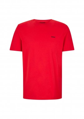 HUGO - Hugo Boss ανδρικό T-shirt μονόχρωμο με ανάγλυφο λογότυπο Regular Fit