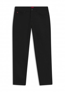 Hugo Boss ανδρικό τζιν παντελόνι μονόχρωμο Tapered Fit 