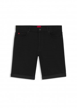 HUGO - Hugo Boss ανδρική denim βερμούδα Tapered Fit