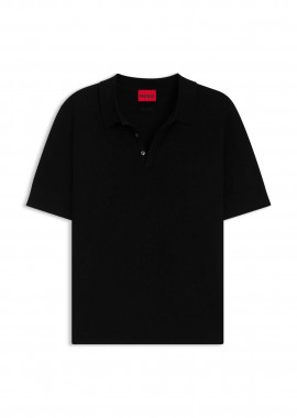 HUGO - Hugo Boss ανδρική μπλούζα πόλο μονόχρωμη Regular Fit