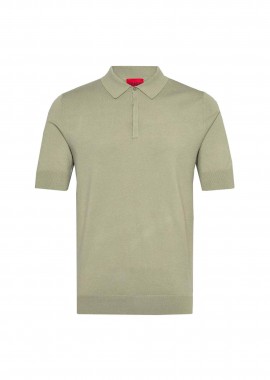 HUGO - Hugo Boss ανδρική μπλούζα πόλο μονόχρωμη Regular Fit