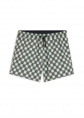 Hugo Boss ανδρικό μαγιό με all-over logo print 